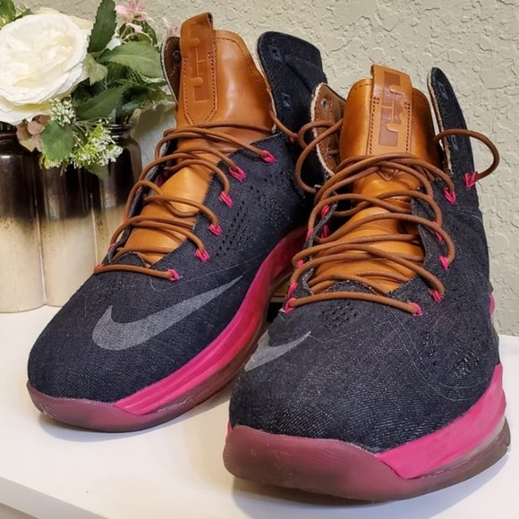 lebron x ext denim